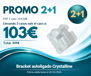 3 casos Bracket Autoligado Estético Crystalline, NORTHPLUS ORTHODONTICS (Oferta 2+1)